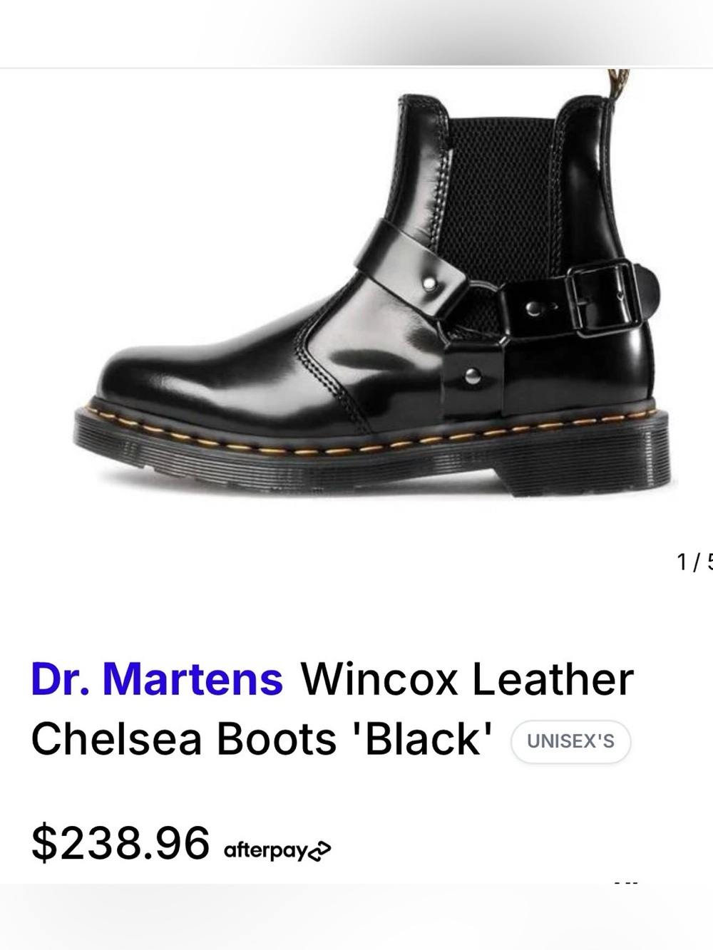 Dr, Martens, Wincox Leather Chelsea Boots Unisex - Picture 12 of 13
